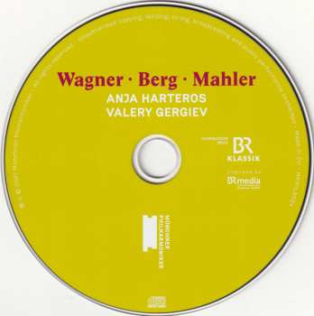 CD Gustav Mahler: Wesendonck-Lieder / Sieben Frühe Lieder / Rückert-Lieder