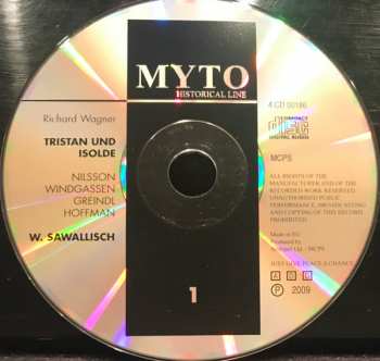 4CD/Doos Richard Wagner: Tristan Und Isolde - Bayreuth 1958