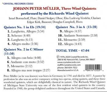CD The Richards Wind Quintet: Three Wind Quintets 1, 2, And 3