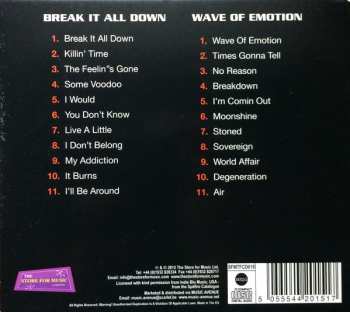 2CD Richie Kotzen: Break It All Down / Wave Of Emotion