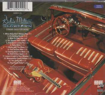 CD Richie Milton And The Lowdown: Coming Back For More