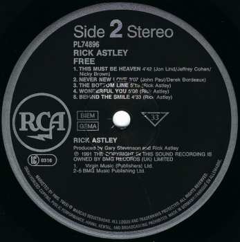 LP Rick Astley: Free