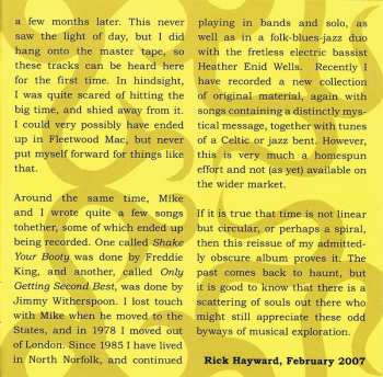 CD Rick Hayward: Rick Hayward