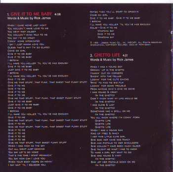 CD Rick James: Street Songs