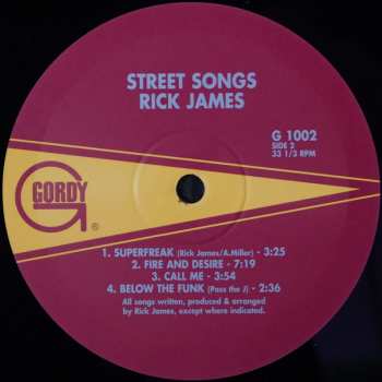 LP Rick James: Street Songs