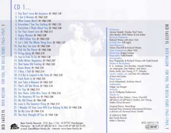 6CD/Doos Ricky Nelson: For You - The Decca Years 1963-1969