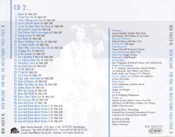 6CD/Doos Ricky Nelson: For You - The Decca Years 1963-1969
