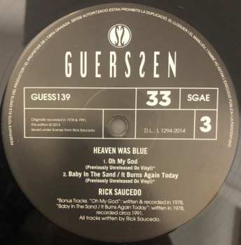 2LP Rick Saucedo: Heaven Was Blue