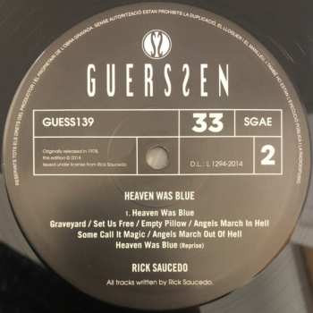2LP Rick Saucedo: Heaven Was Blue