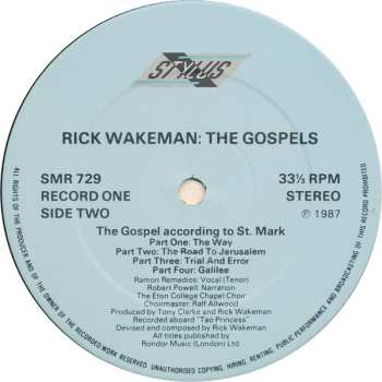 2LP Rick Wakeman: The Gospels