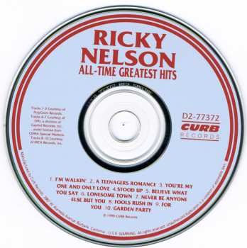 CD Ricky Nelson: All-Time Greatest Hits
