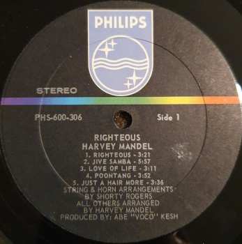 LP Harvey Mandel: Righteous