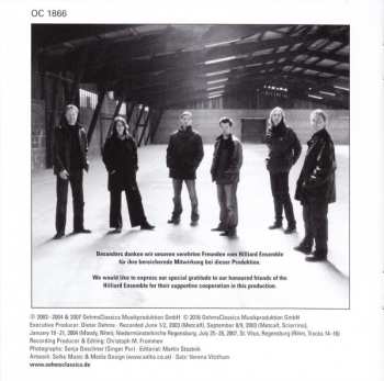 CD The Hilliard Ensemble: Rihm • Sciarrino • Moody • Metcalf