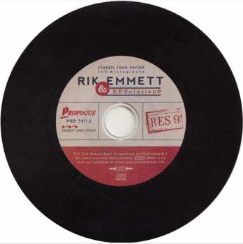 CD Rik Emmett & RESolution9: RES 9 DIGI