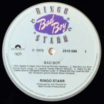 LP Ringo Starr: Bad Boy