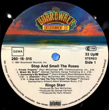 LP Ringo Starr: Stop And Smell The Roses