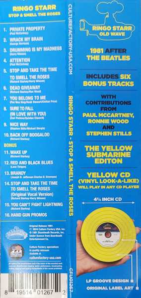 CD Ringo Starr: Stop And Smell The Roses CLR | DLX | LTD