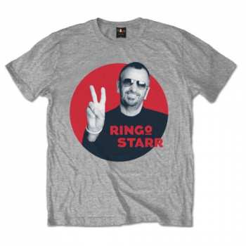 Merch Ringo Starr: T-shirt Peace Red Circle 
