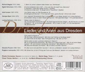 CD Martin Nagy: Lieder Und Arien Aus Dresden