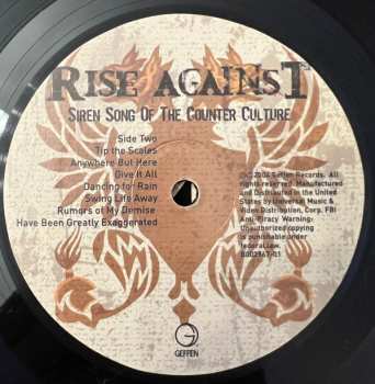 LP Rise Against: Siren Song Of The Counter Culture