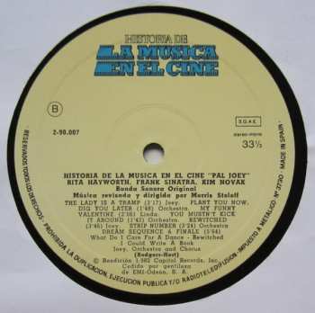 LP Frank Sinatra: Pal Joey (Banda Sonora Original)