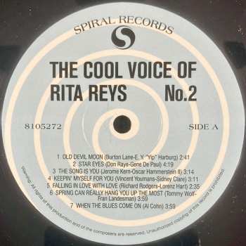 LP Rita Reys: The Cool Voice Of Rita Reys (No. 2) LTD