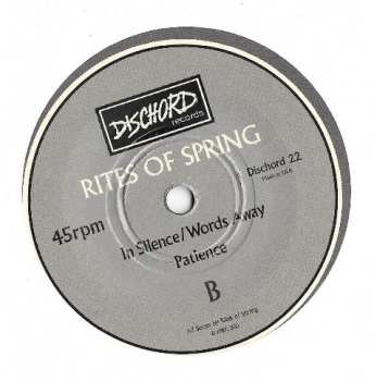 SP Rites Of Spring: All Through A Life