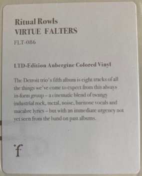 LP Ritual Howls: Virtue Falters LTD | CLR