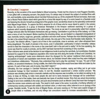 CD Riz Ortolani: Cannibal Holocaust (Original Motion Picture Soundtrack) LTD