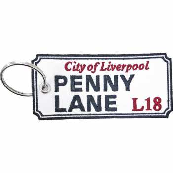 Merch Road Sign: Sleutelhanger Penny Lane, Liverpool Sign 