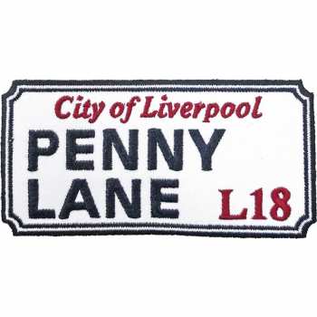 Merch Road Sign: Patch Penny Lane, Liverpool Sign