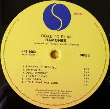 LP Ramones: Road To Ruin