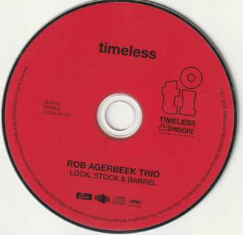 CD Rob Agerbeek Trio: Lock, Stock & Barrel