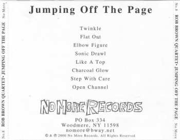 CD Rob Brown Quartet: Jumping Off The Page