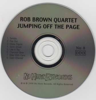 CD Rob Brown Quartet: Jumping Off The Page