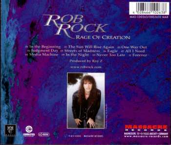 CD Rob Rock: Rage Of Creation