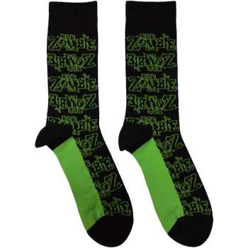 Merch Rob Zombie: Enkelsokken Logo Rob Zombie Repeat