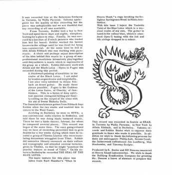 CD Robbie Basho: The Seal Of The Blue Lotus