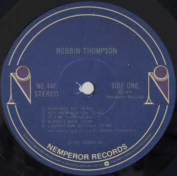 LP Robbin Thompson: Robbin Thompson