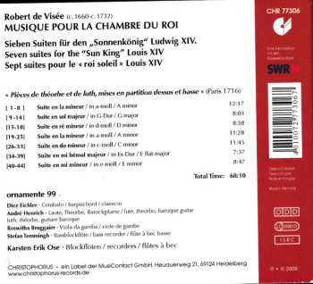 CD Robert de Visée: Musique Pour la Chambre Du Roi