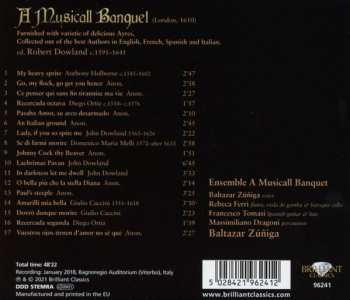 CD Robert Dowland: A Musicall Banquet