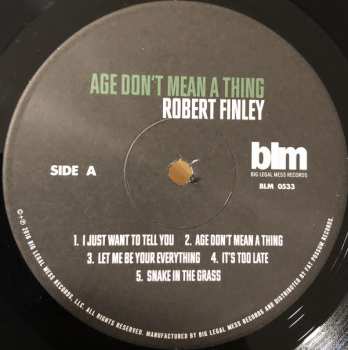 LP Robert Finley: Age Don't Mean A Thing