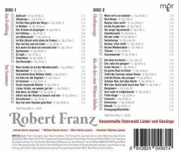 2CD Robert Franz: Gesammelte Osterwald Lieder Und Gesänge
