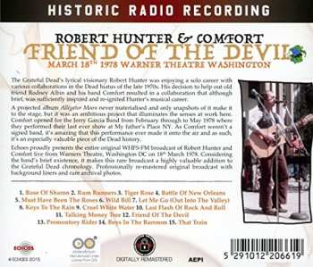 CD Robert Hunter: Friend Of The Devil