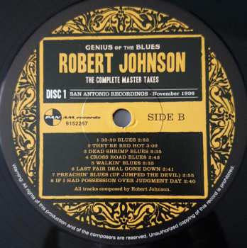 2LP Robert Johnson: The Complete Master Takes LTD