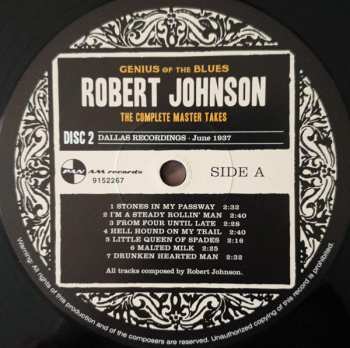 2LP Robert Johnson: The Complete Master Takes LTD