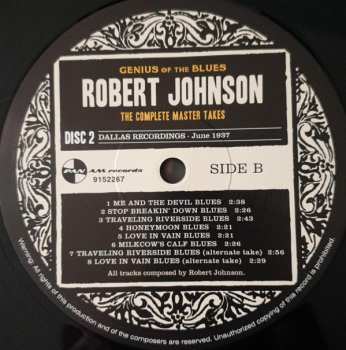 2LP Robert Johnson: The Complete Master Takes LTD