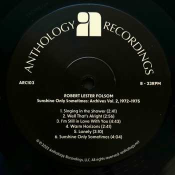 LP Robert Lester Folsom: Sunshine Only Sometimes: Archives Vol. 2, 1972​–​1975