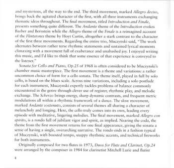 CD Robert Muczynski: Chamber Music