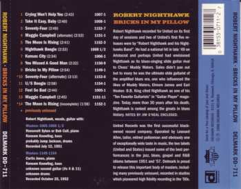 CD Robert Nighthawk: Bricks In My Pillow